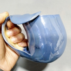 2 taza de cerámica curso de cerámica artística