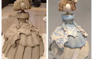 proceso cerámica artística menina taller de cerámica