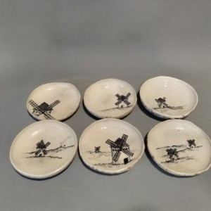 9 cuencos de cerámica quijote curso de cerámica Madrid